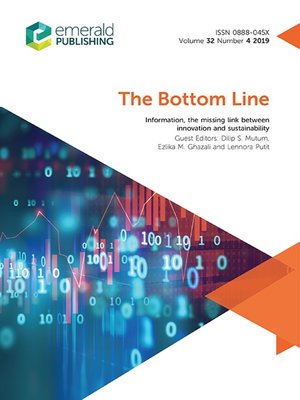 cover image of The Bottom Line, Volume 32, Number 4